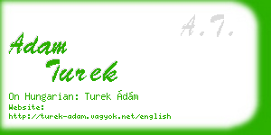 adam turek business card